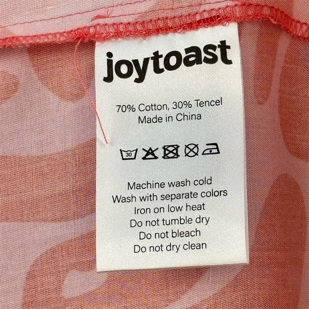 Joytoast 2-Piece Set Unisex Size L Multicolor JOY Graphic Camp Shirt Shorts